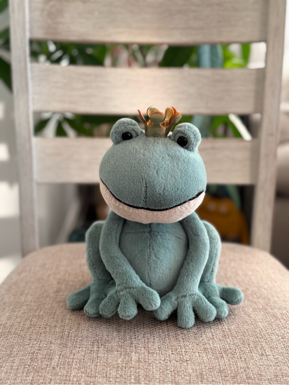 Jellycat Fabian Frog Prince - RETIRED